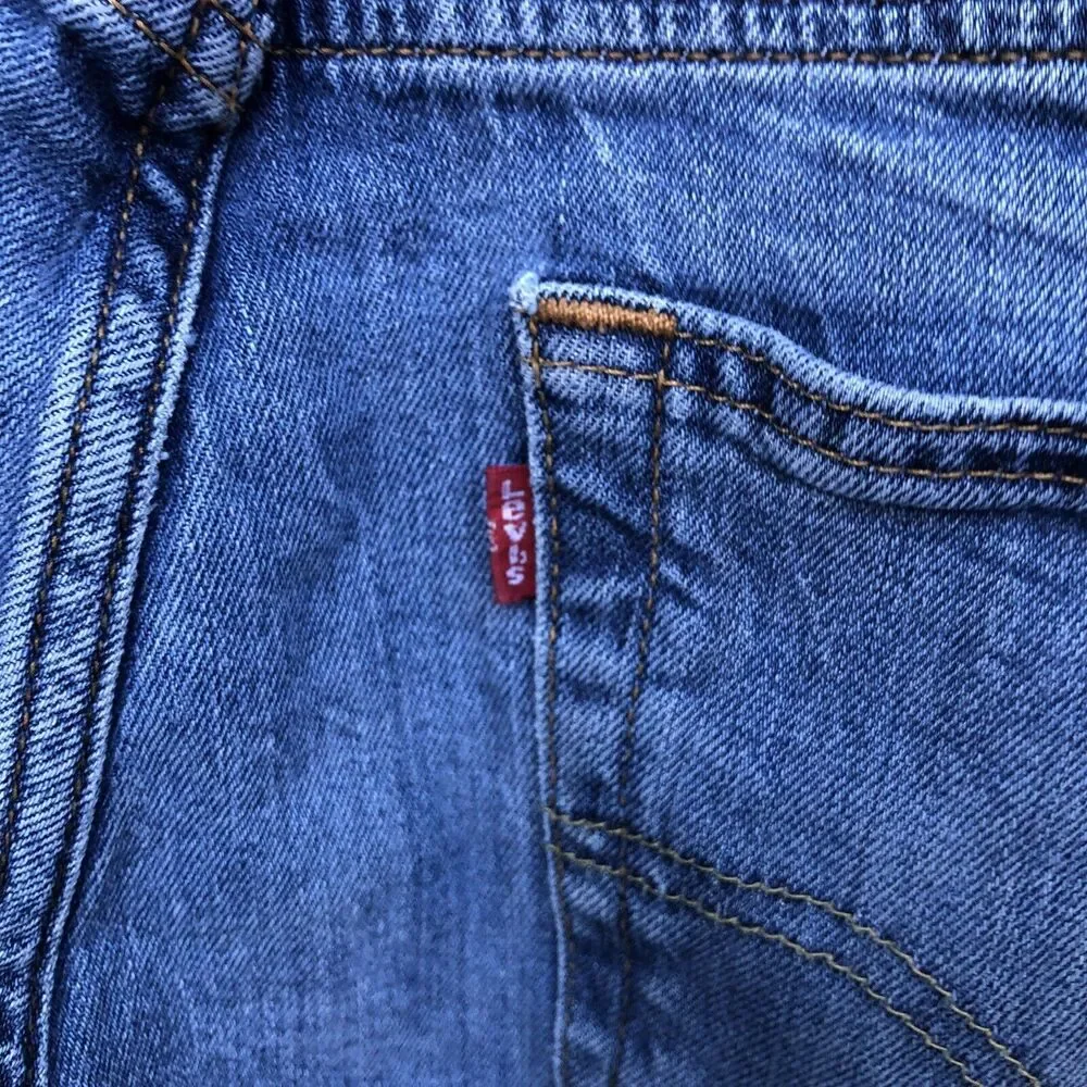 Levi’s 541 Men’s Athletic Fit Jeans Size 34x30 Blue Denim Distressed